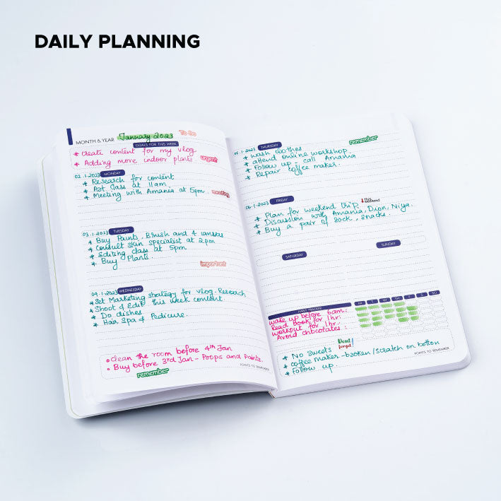 Factor Notes A5 Notebook - Ruled & Planner 160 Pages (Little Things)